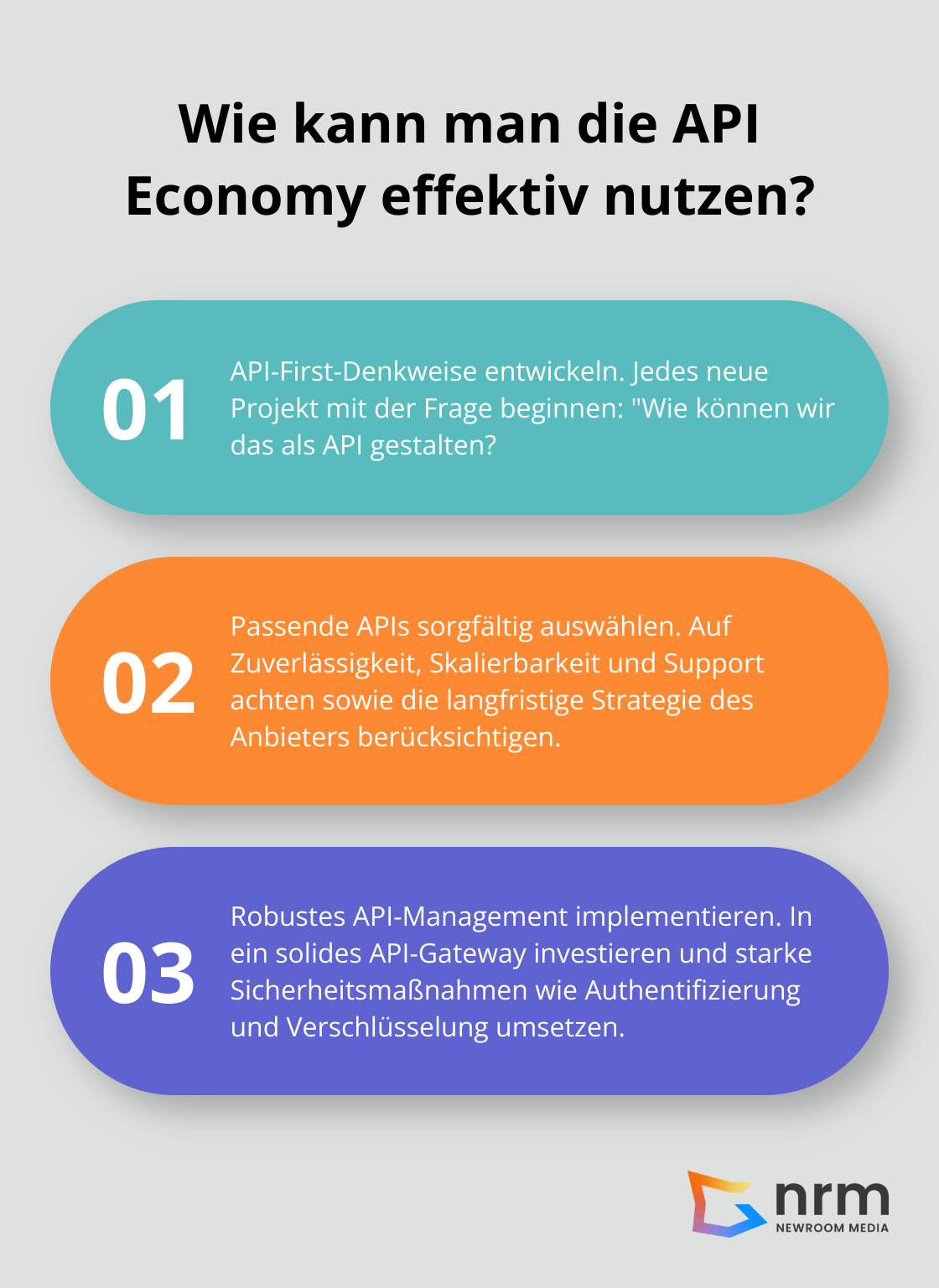 Infographic: Wie kann man die API Economy effektiv nutzen?