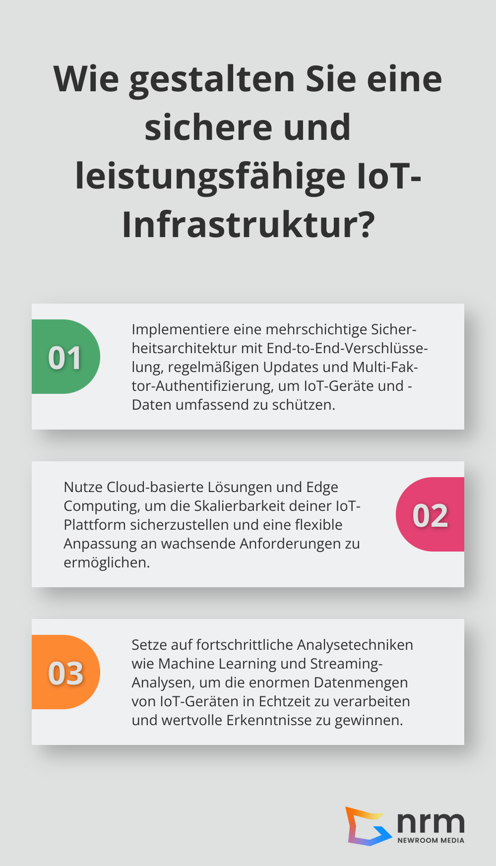 Infographic: Wie gestalten Sie eine sichere und leistungsfähige IoT-Infrastruktur?