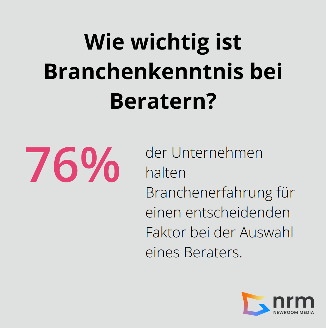 Infographic: Wie wichtig ist Branchenkenntnis bei Beratern?