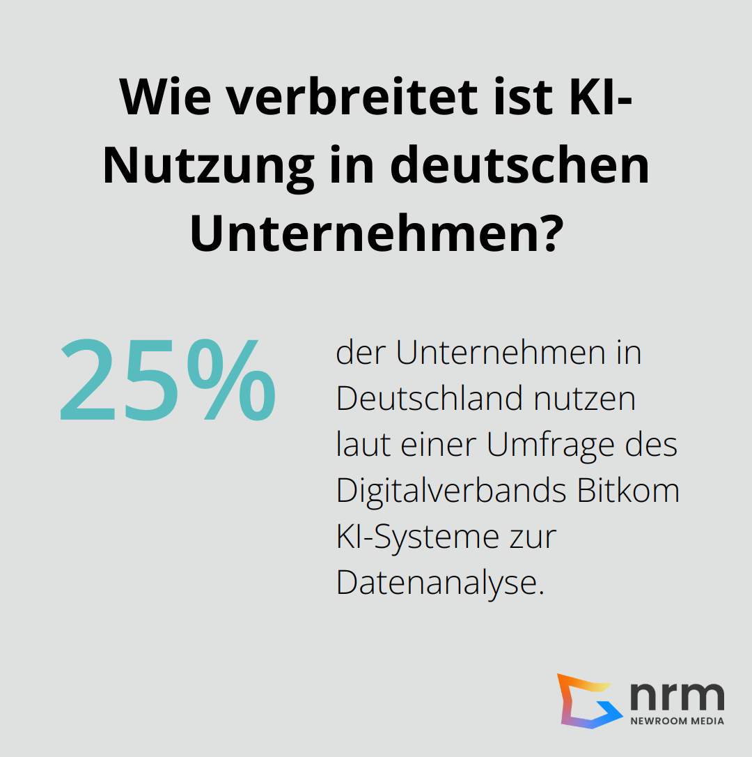 Infographic: Wie verbreitet ist KI-Nutzung in deutschen Unternehmen? - digital transformation opportunities