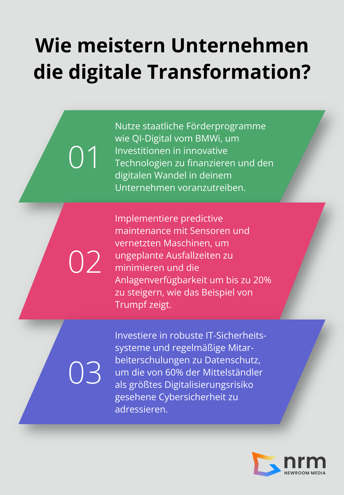 Infographic: Wie meistern Unternehmen die digitale Transformation?