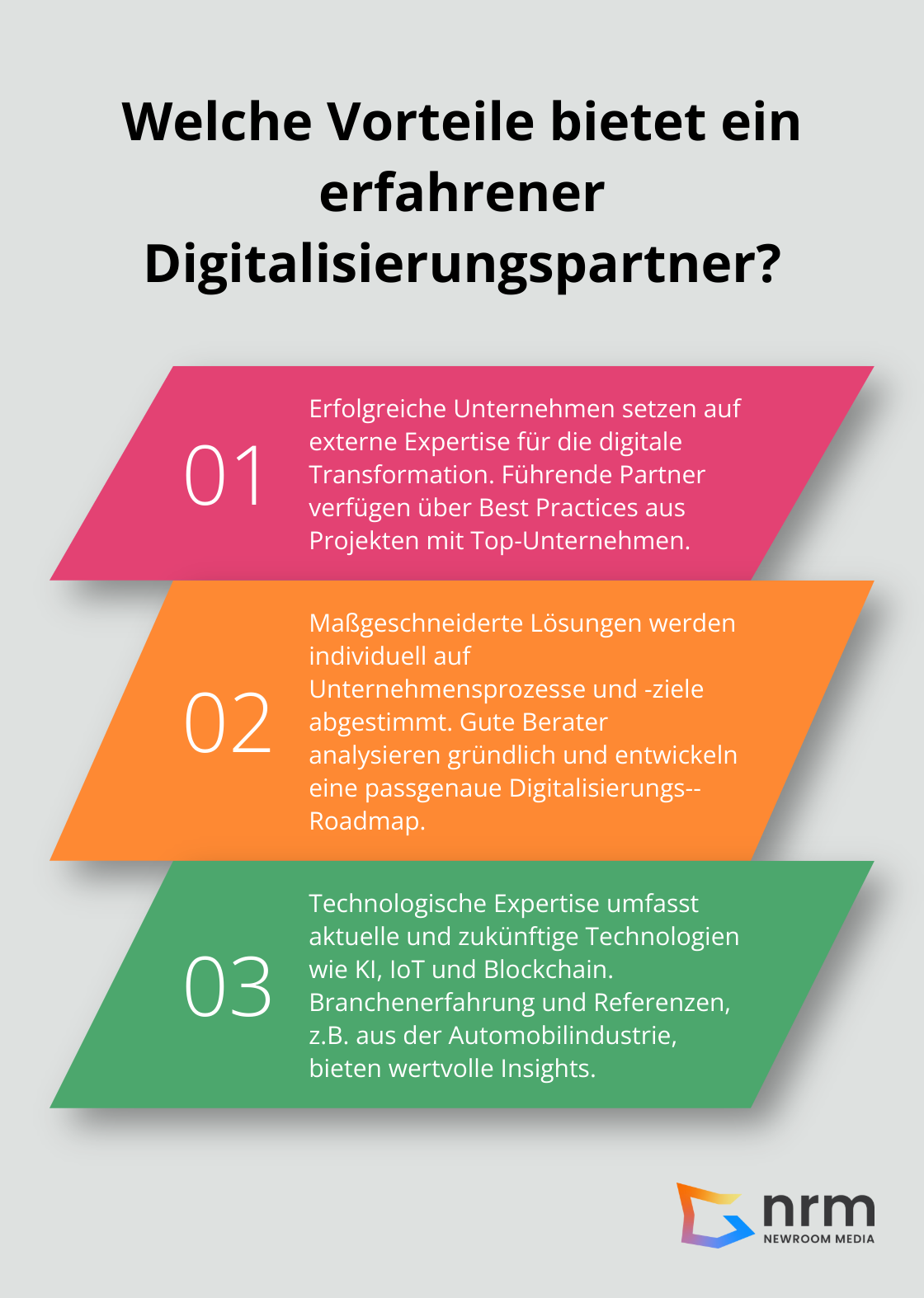 Infographic: Welche Vorteile bietet ein erfahrener Digitalisierungspartner?
