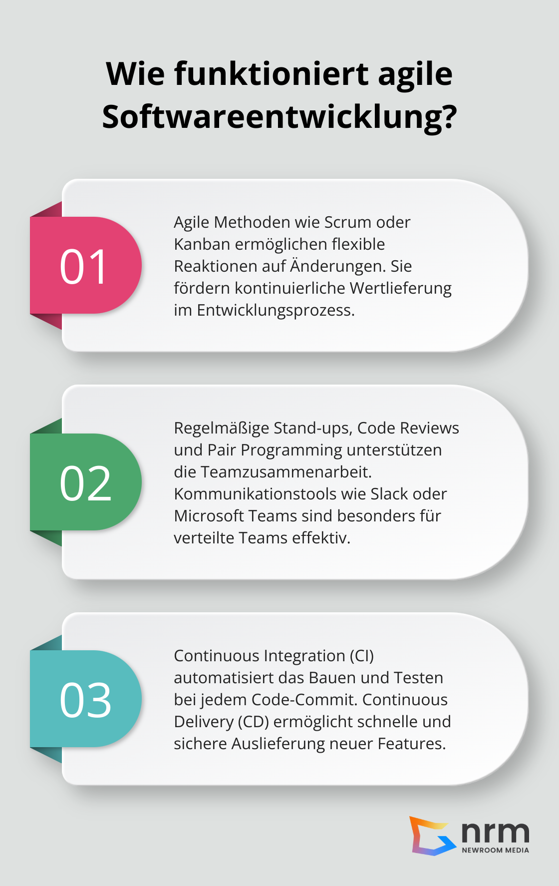Infographic: Wie funktioniert agile Softwareentwicklung?