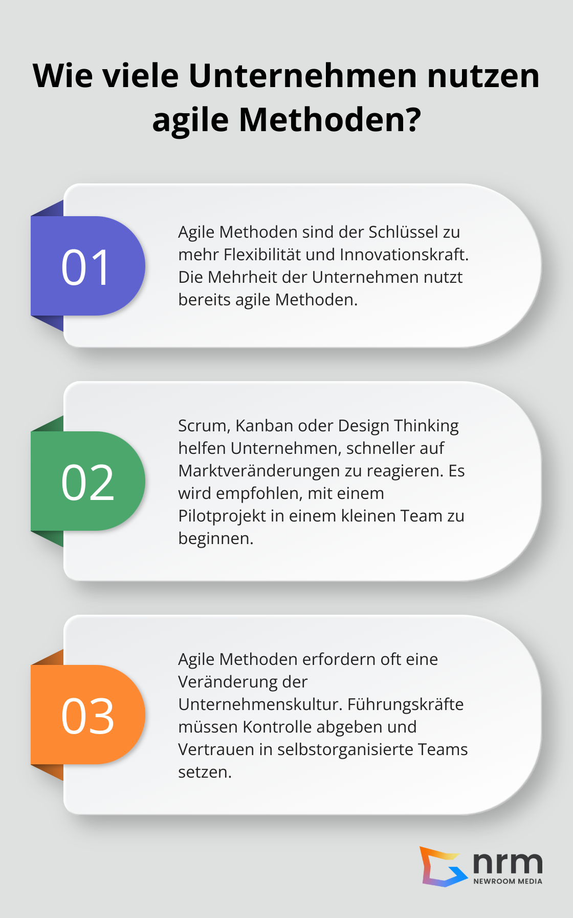 Infographic: Wie viele Unternehmen nutzen agile Methoden?