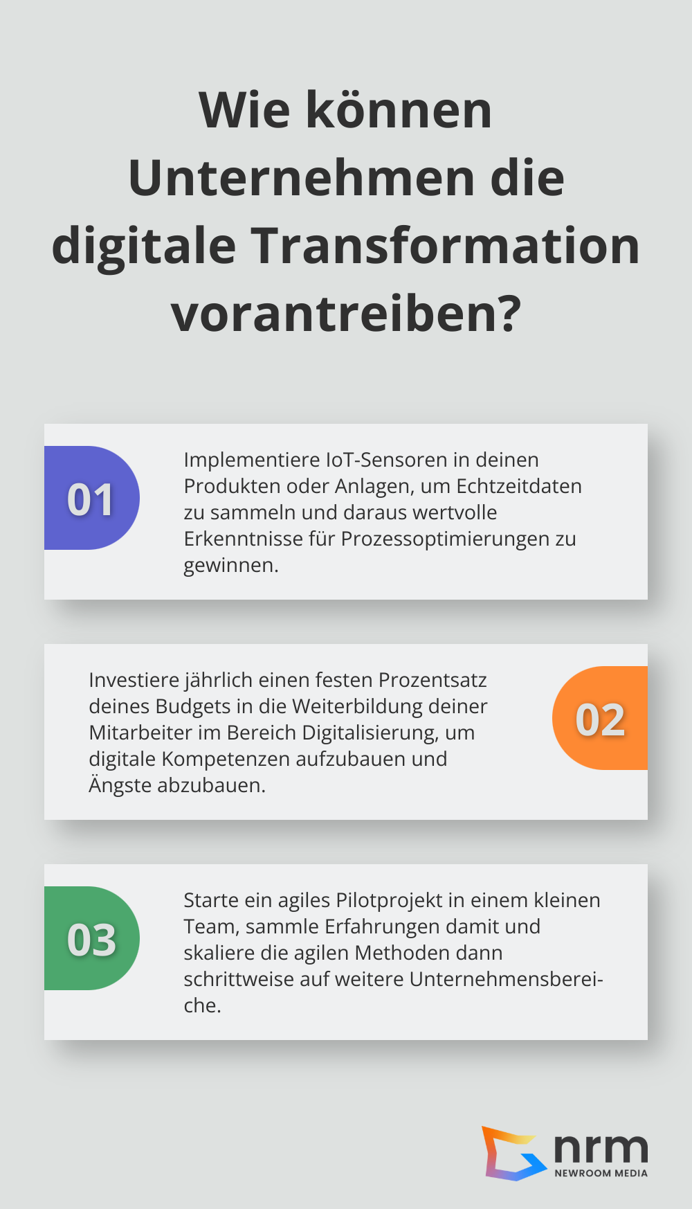 Infographic: Wie können Unternehmen die digitale Transformation vorantreiben? - unternehmensberatung digitale transformation