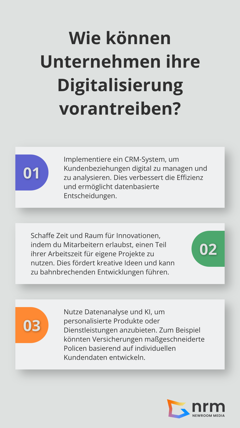 Infographic: Wie können Unternehmen ihre Digitalisierung vorantreiben? - unterschied digitalisierung und digitale transformation