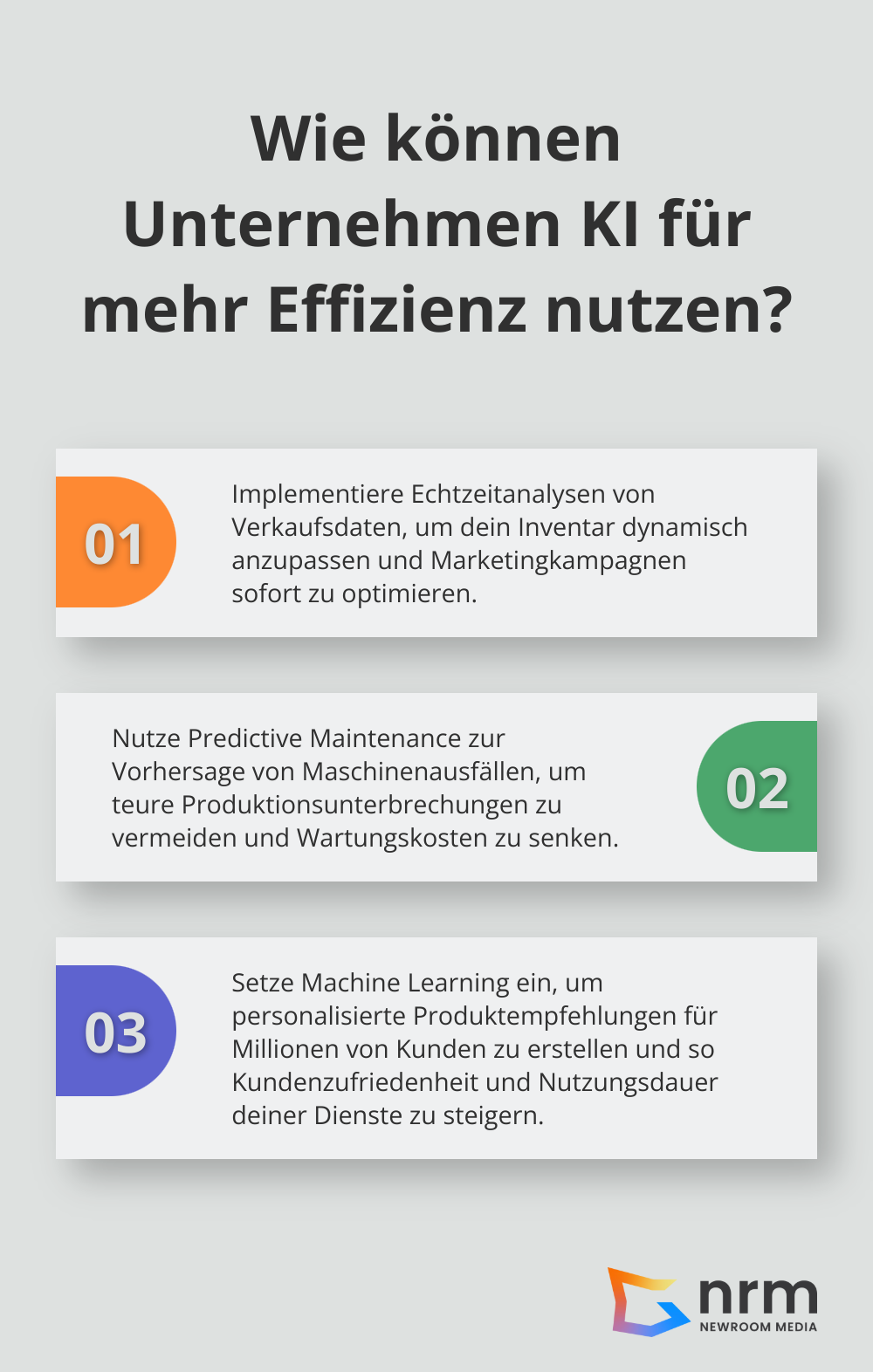 Infographic: Wie können Unternehmen KI für mehr Effizienz nutzen? - value of data analytics