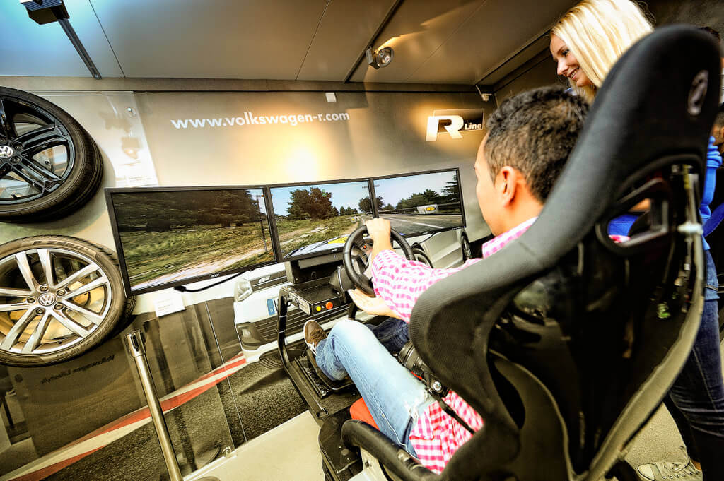 Rally Simulator Rennspiel VW